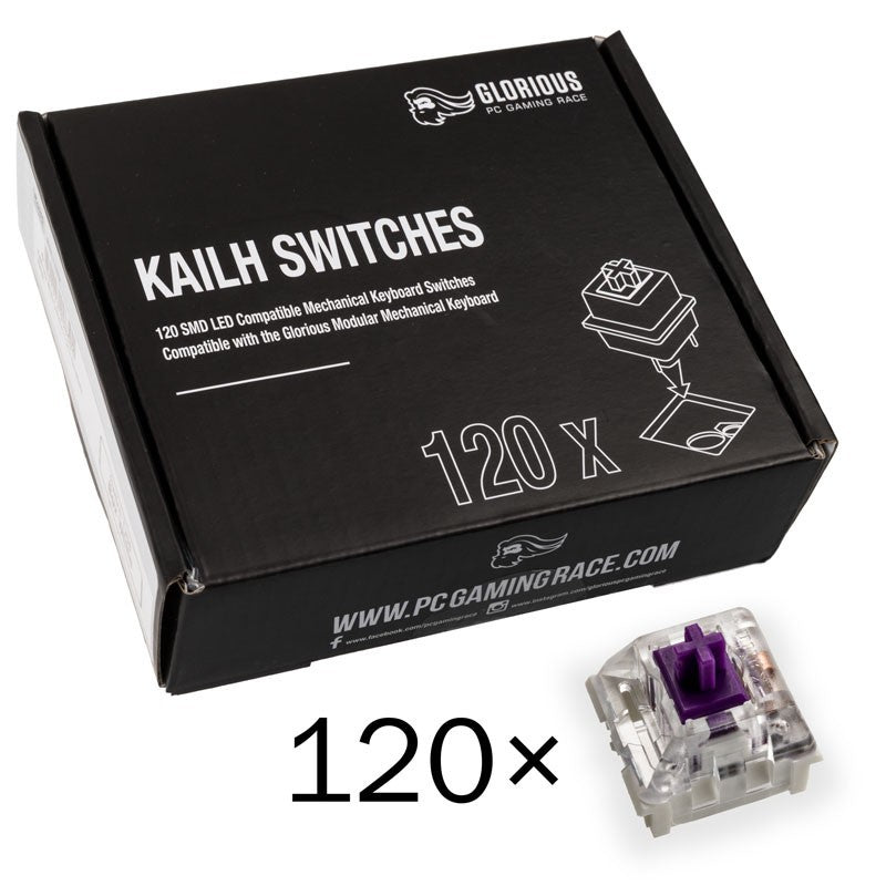Glorious Kailh Mechanical Switches Box of 120 Pcs