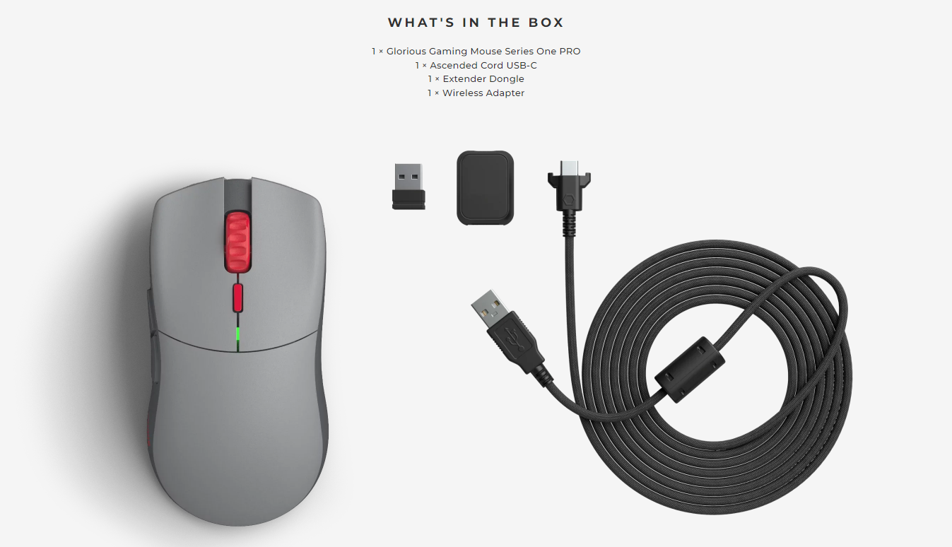 Glorious Forge Series One Pro Wireless Gaming Mouse