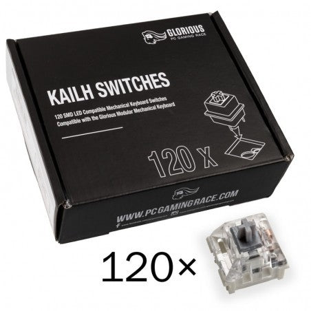 GLORIOUS KAILH MECHANICAL SWITCHES BOX OF 120PCS