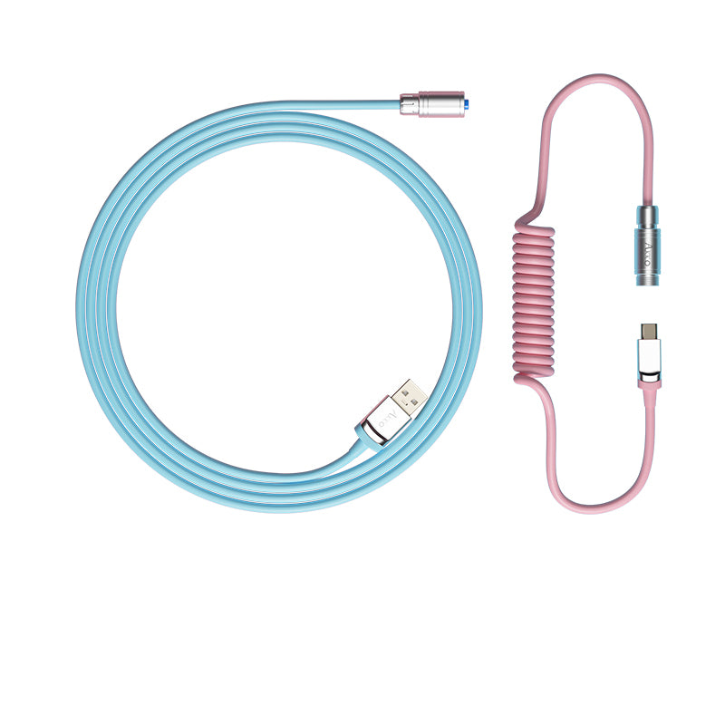 AKKO Coiled Aviator Cable