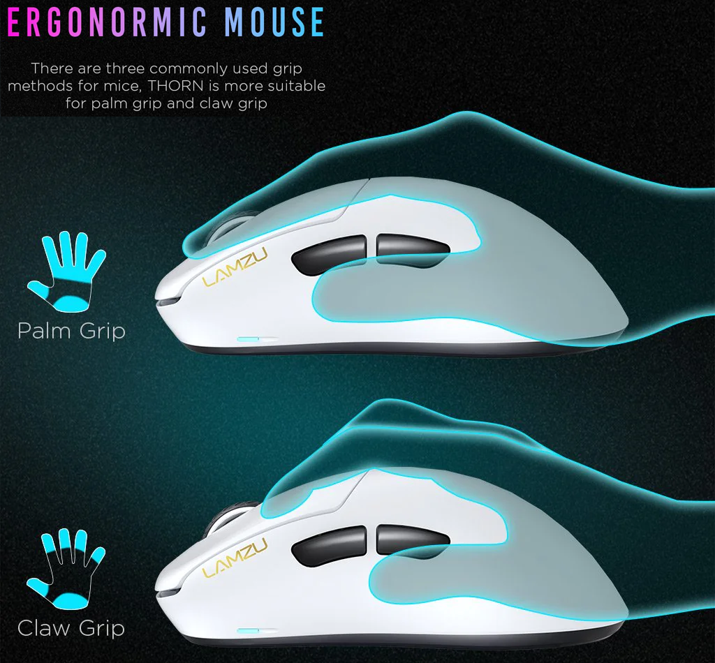 Lamzu Thorn (4K Compatible) Wireless Gaming Mouse