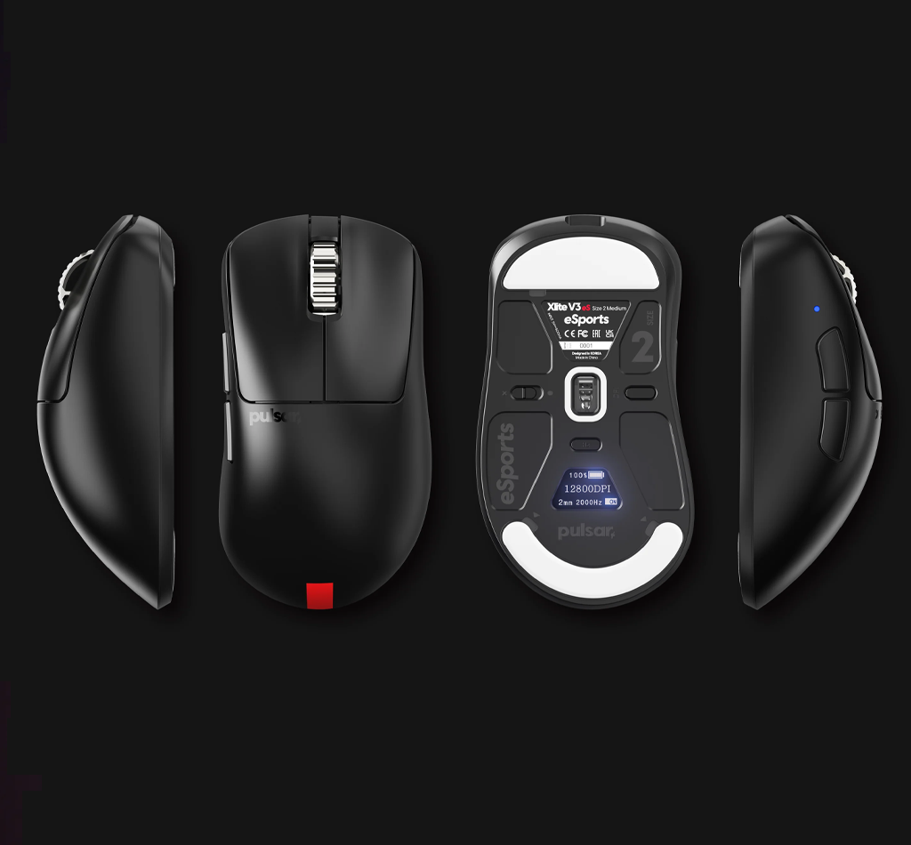 pulsar Xlite eS サイズ1 OLEDマウス Xlite v3 eS Gaming Mouse – Pulsar Gaming Gears