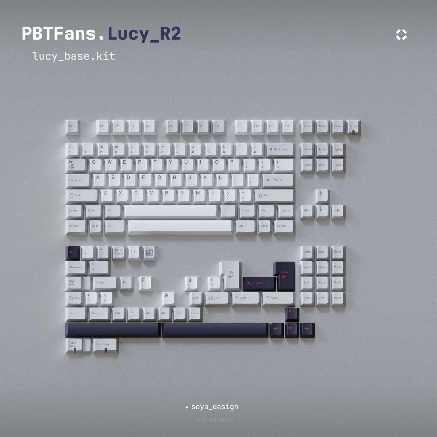 Kbdfans PBTfans Lucy R2 Keycaps