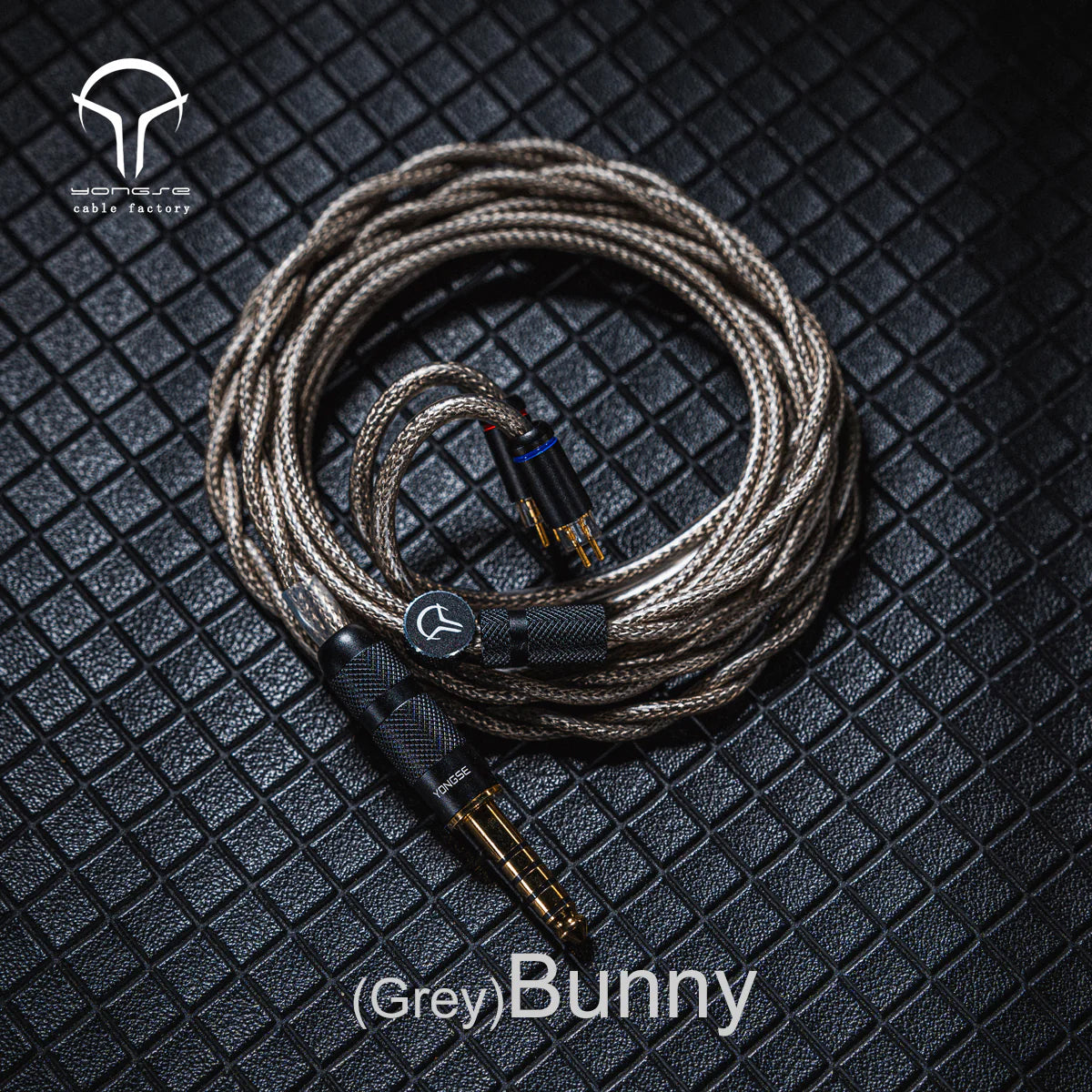 Yongse GreyBunny Single Crystal Copper + Silver-plated Single Crystal Copper Cable 3.5mm