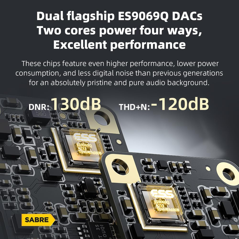 FiiO KA17 Flagship ES9069Q Chipset DAC