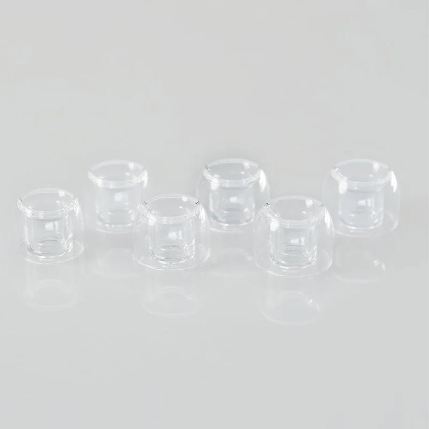 Divinus Prism Wide Bore LSR Eartips (3pairs/MS+M+L)