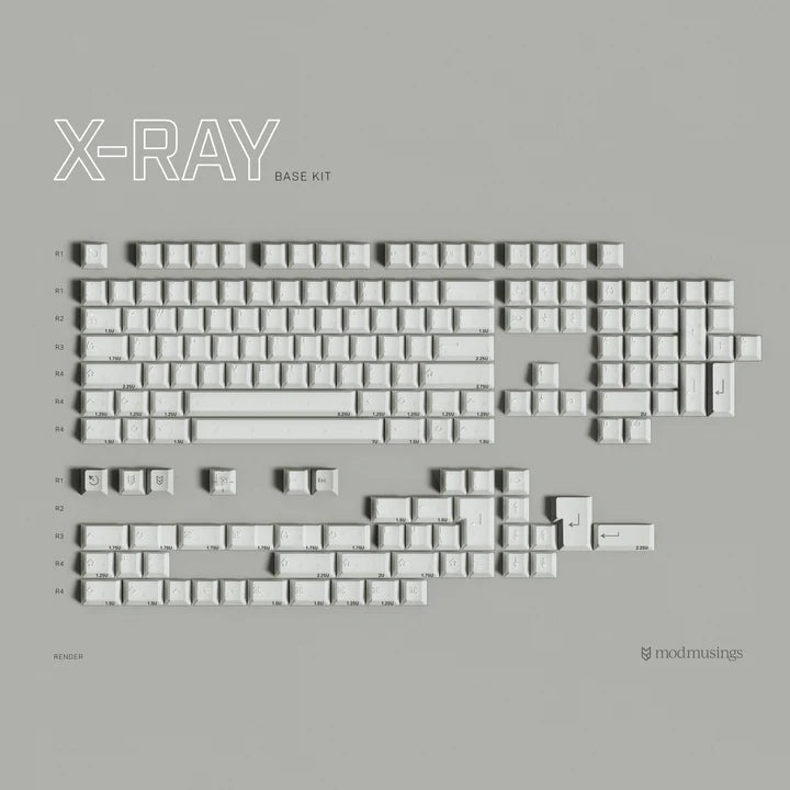 Kbdans PBTfans X-ray Keycaps