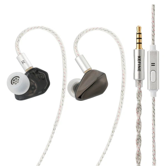 KEFINE Loric PU + Titanium Composite Diaphragm In-Ear Monitor (with MIC)