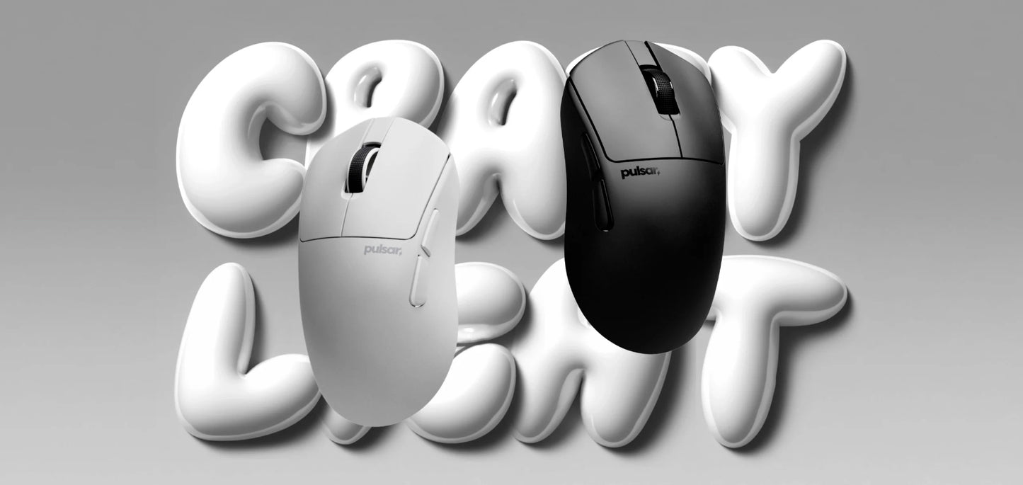 Pusar X3 CrazyLight Mini Wireless Gaming Mouse