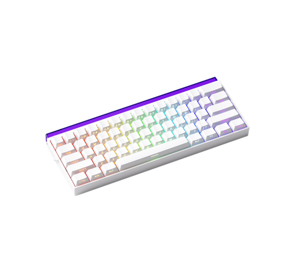 Akko x Veekos Shine60 HE White - Glare Magnetic Switch Keyboard