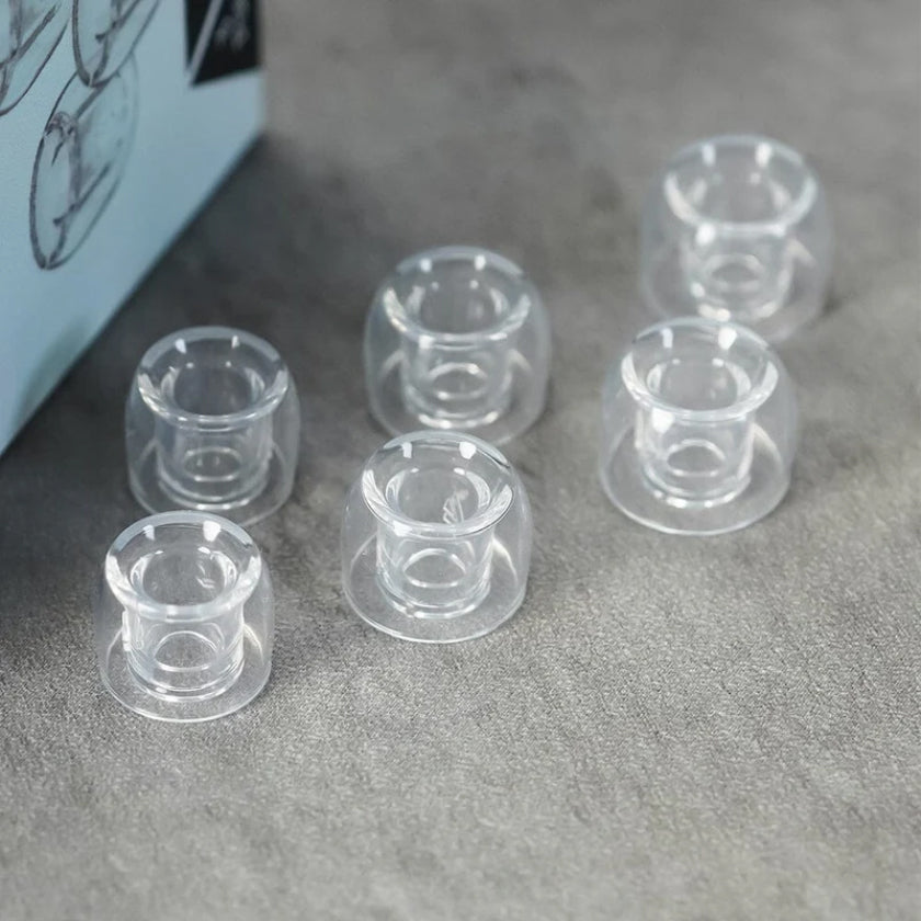 Divinus Prism Wide Bore LSR Eartips (3pairs/MS+M+L)