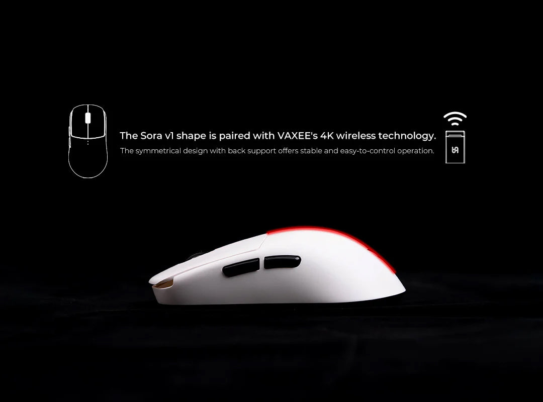 Ninjutso x Vaxee Sora 4K Superlight Wireless Gaming Mouse