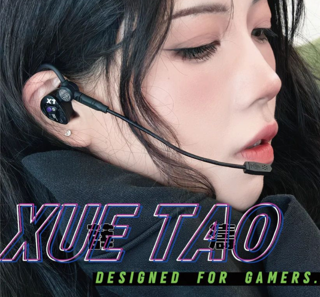 Tangzu Xue Tao 10mm Single Dynamic Driver Glass Diaphragm Unit Gaming In-Ear Monitor