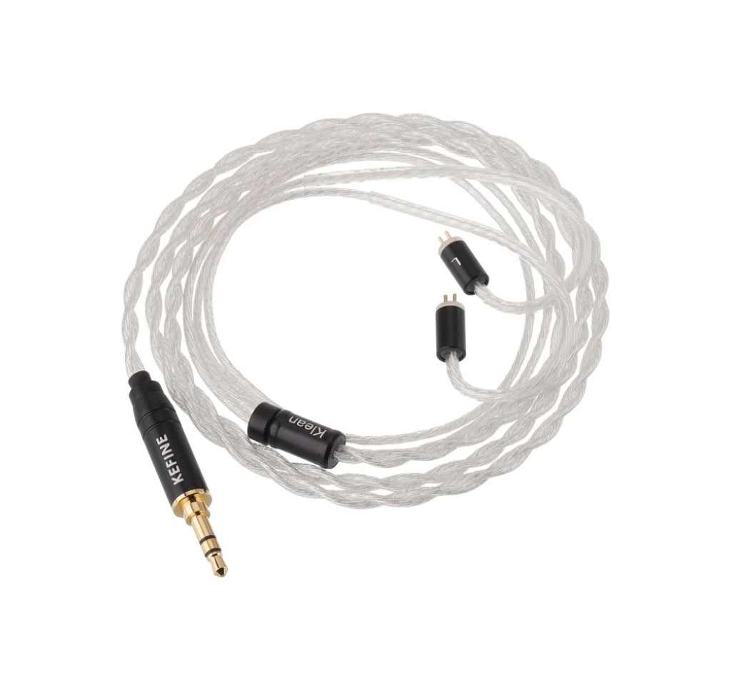 Kefine Klean 10mm DLC Diaphragm Dynamic Driver HiFi IEM Earphones with High-Purity Silver-Plated Copper Wire for Clean Signal