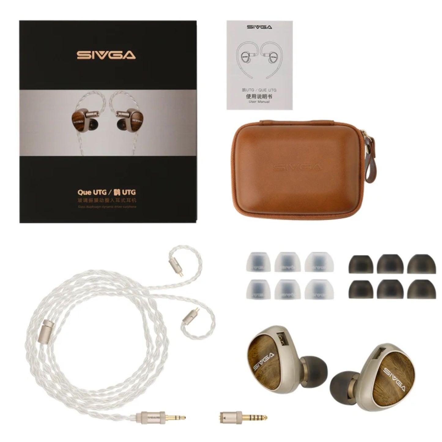 Sivga Que UTG Flat Glass Diaphragm Earphone