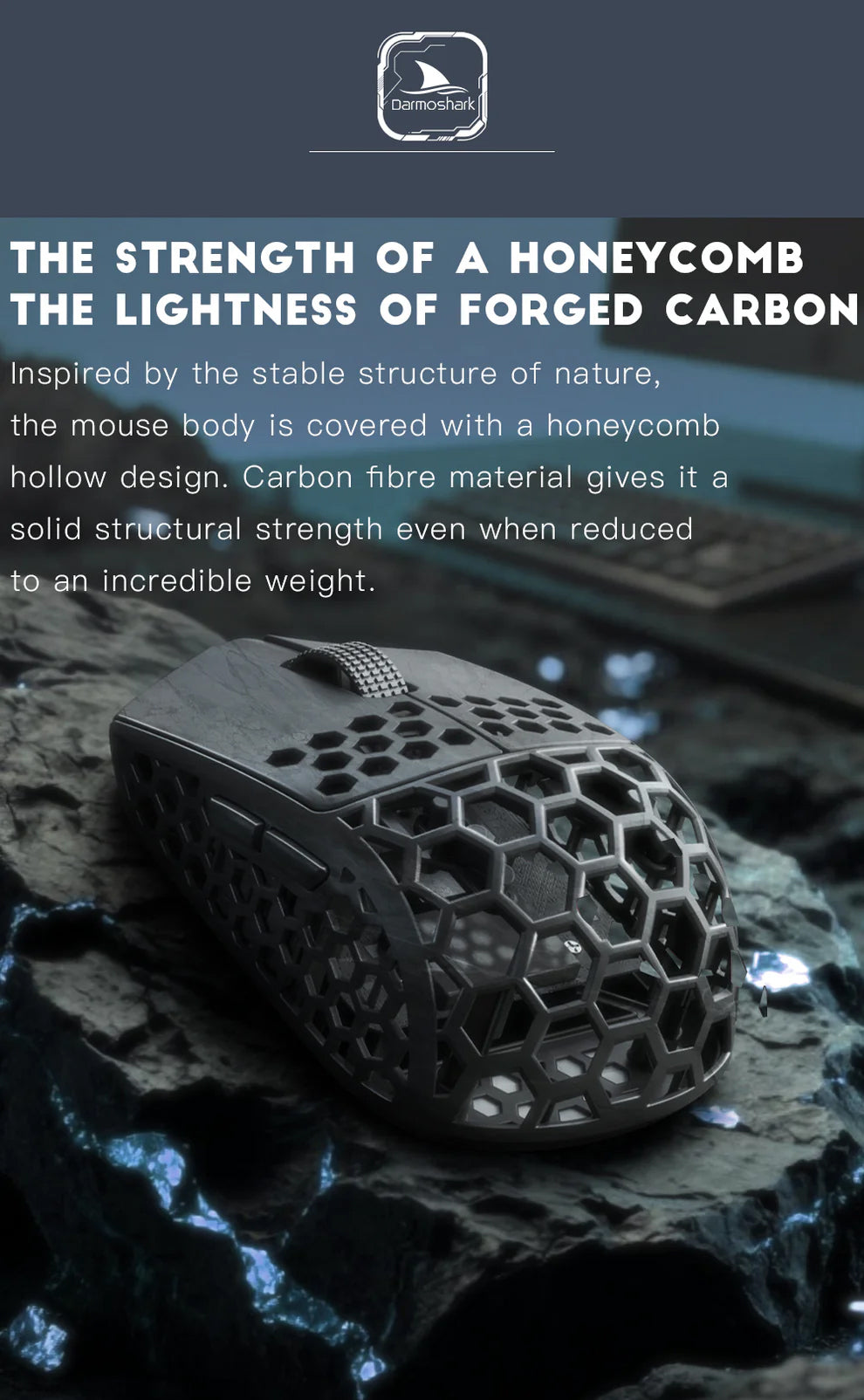 Darmoshark M5 Air Wireless Gaming Mouse