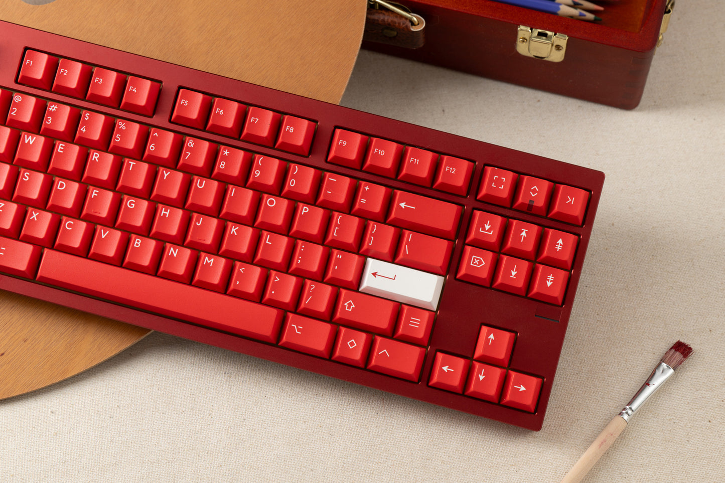 Kbdfans PBTfans Courage Red Keycaps