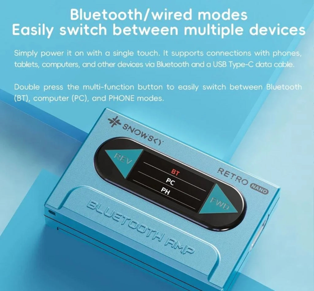 FiiO Snowsky Retro Nano Bluetooth DAC and Headphone Amplifier