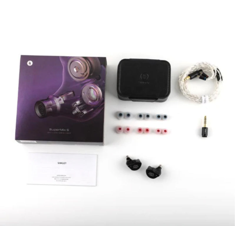 Simgot SuperMix 5 1BC+1DD+2BA+1MP in Ear Monitor