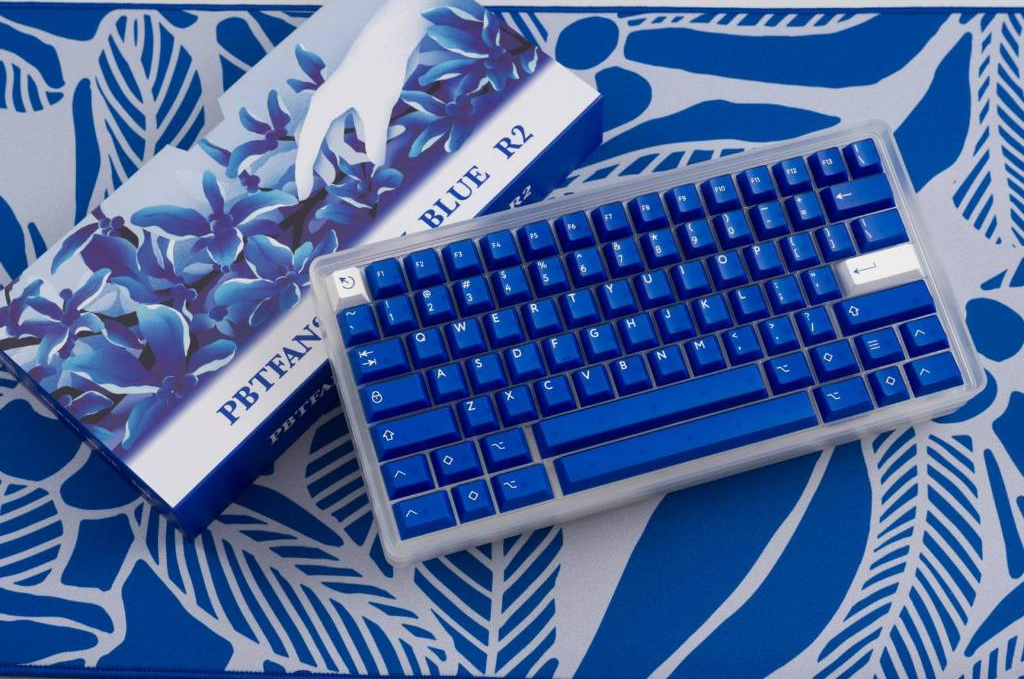 Kbdfans Pbtfans Klein Blue R2 Keycaps