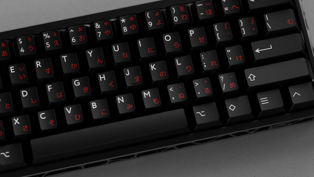 Kbdfans PBTfans Crosshair Base Kit Keycaps