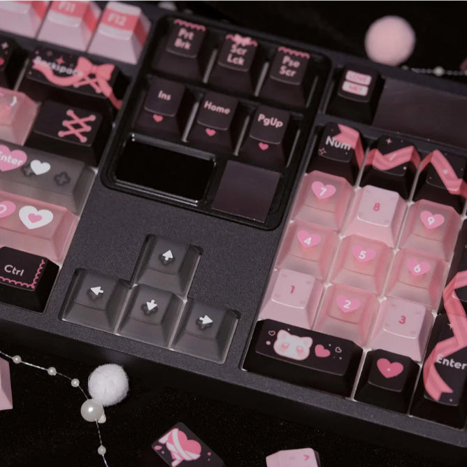 Lace Angel Nya PBT+PC Cherry Profile Keycaps