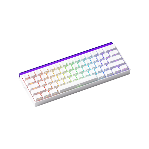 Akko x Veekos Shine60 HE White - Flash Magnetic Switch Keyboard
