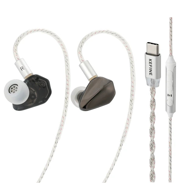 KEFINE Loric PU + Titanium Composite Diaphragm In-Ear Monitor (with MIC)