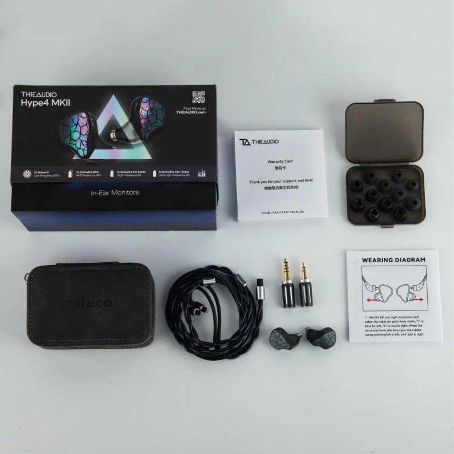 THIEAUDIO Hype 4 MKII Upgraded 2DD + 4BA Hybird IEM