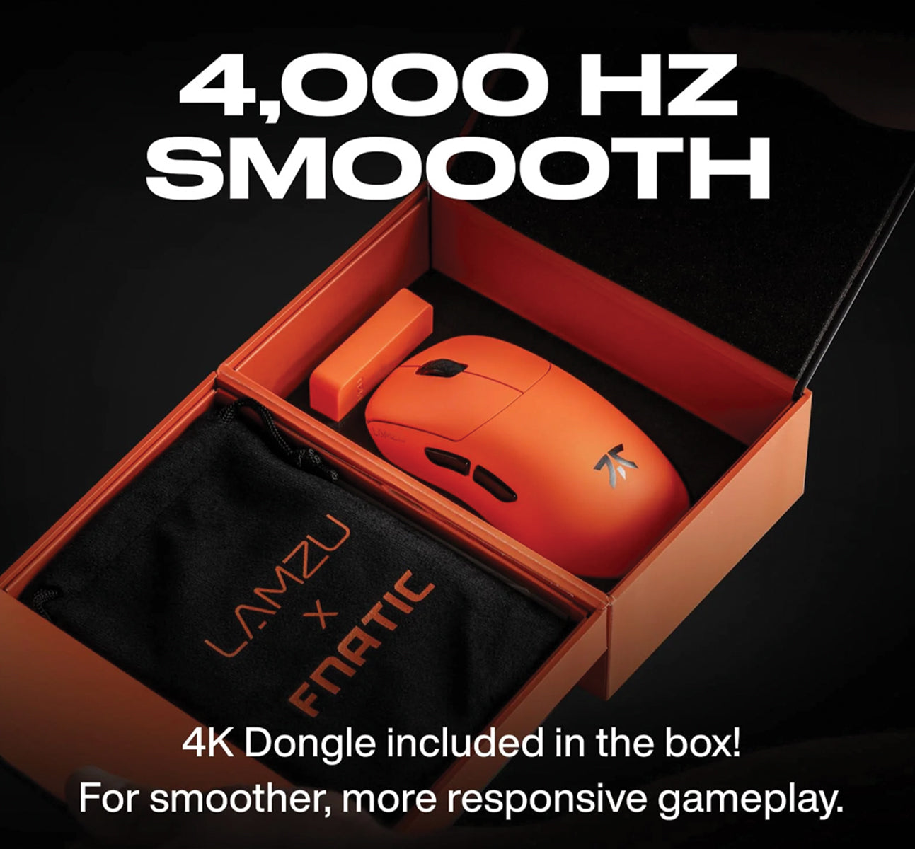 Lamzu X Fnatic Thorn 4K Special Edition Wireless Gaming Mouse