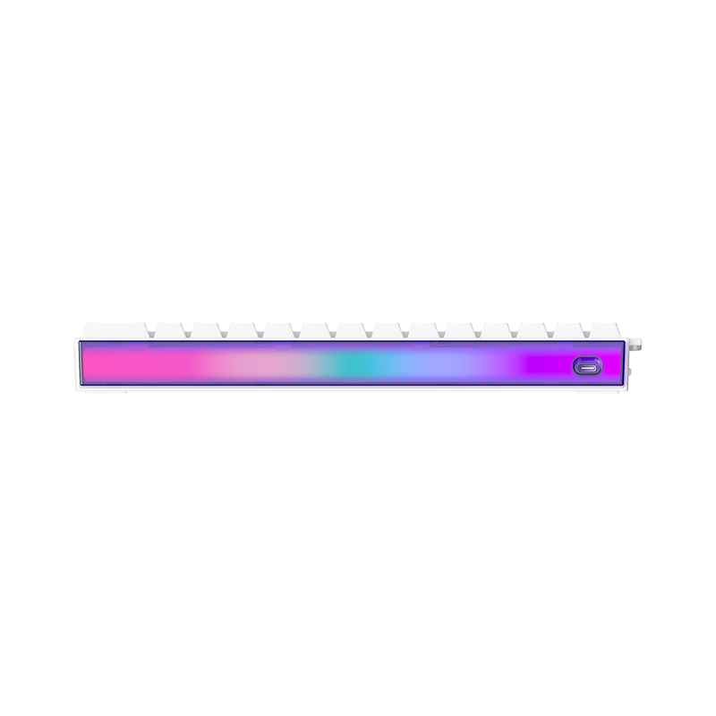 Akko x Veekos Shine60 HE White - Flash Magnetic Switch Keyboard