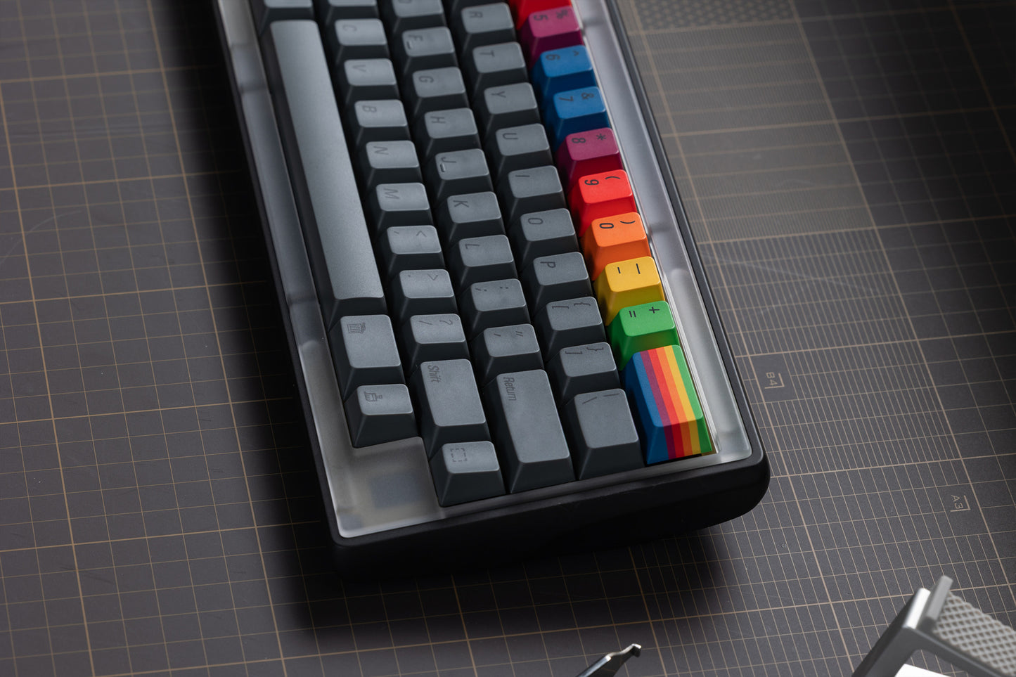 Kbdfans PBTfans 1984 Dark Base Kit Keycaps