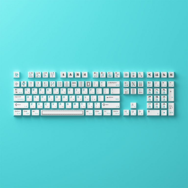 Akko Mahjong Keycap Set (108-Key)