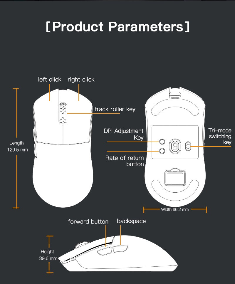 Darmoshark M3 PRO MAX Wireless Gaming Mouse