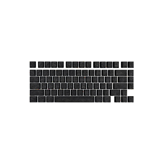 Glassy Carbon Fiber Keycap Set (126-Key)