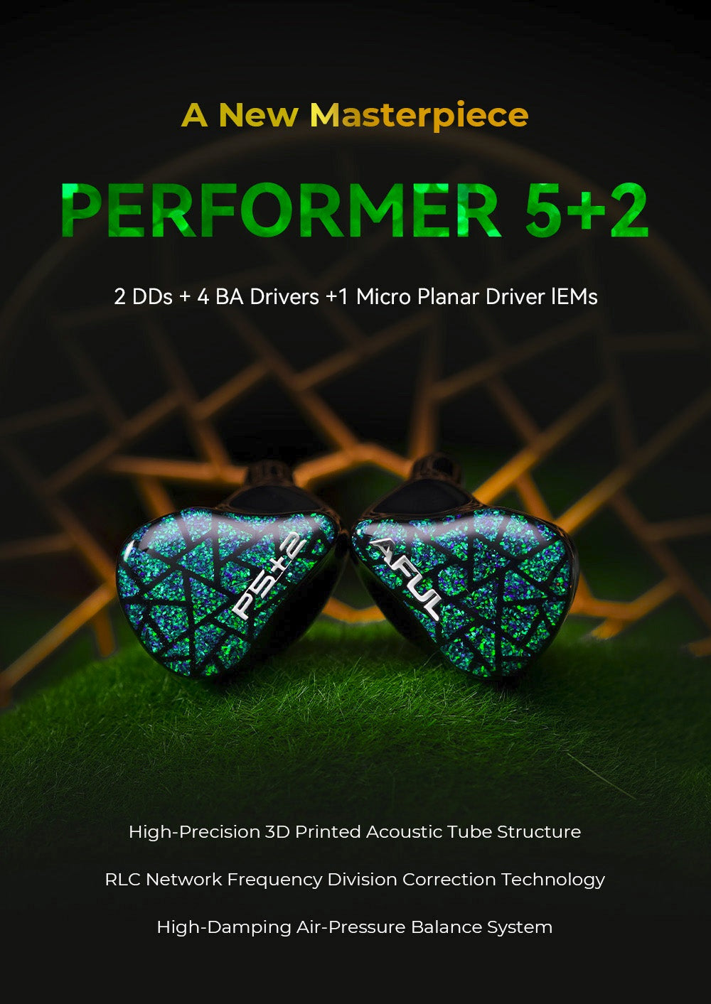 AFUL Performer 5+2 / Performer 7 2DD+4BA+1Micro Planar In-Ear Earphone