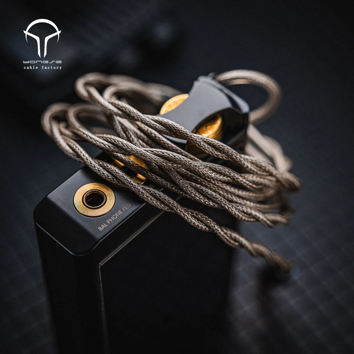 Yongse GreyBunny Single Crystal Copper + Silver-plated Single Crystal Copper Cable 3.5mm