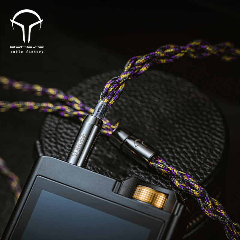Yongse 1947Pro 6N 4 strands Single Crystal Copper Silver Plated Earphones Cable (4.4MM/2PIN)