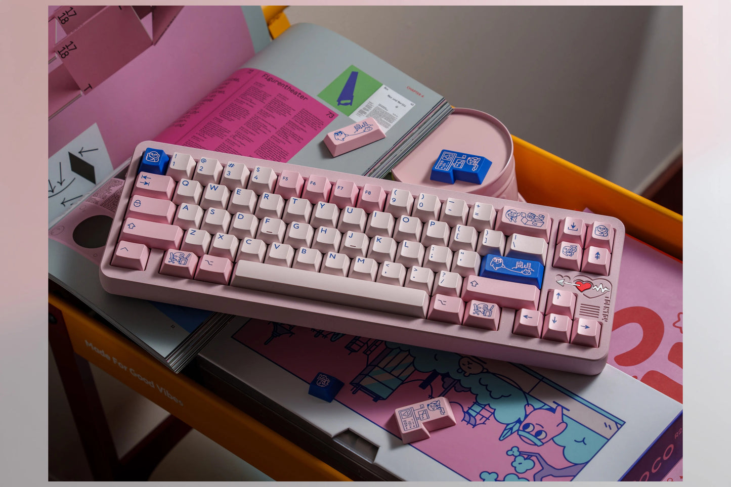 Kbdfans PBTfans Poco R2 Cherry Profile Keycaps