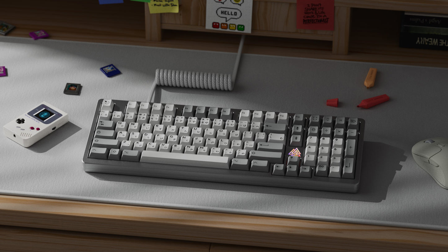 Kbdfans PBTfans Modern Japanese Desko Keycaps