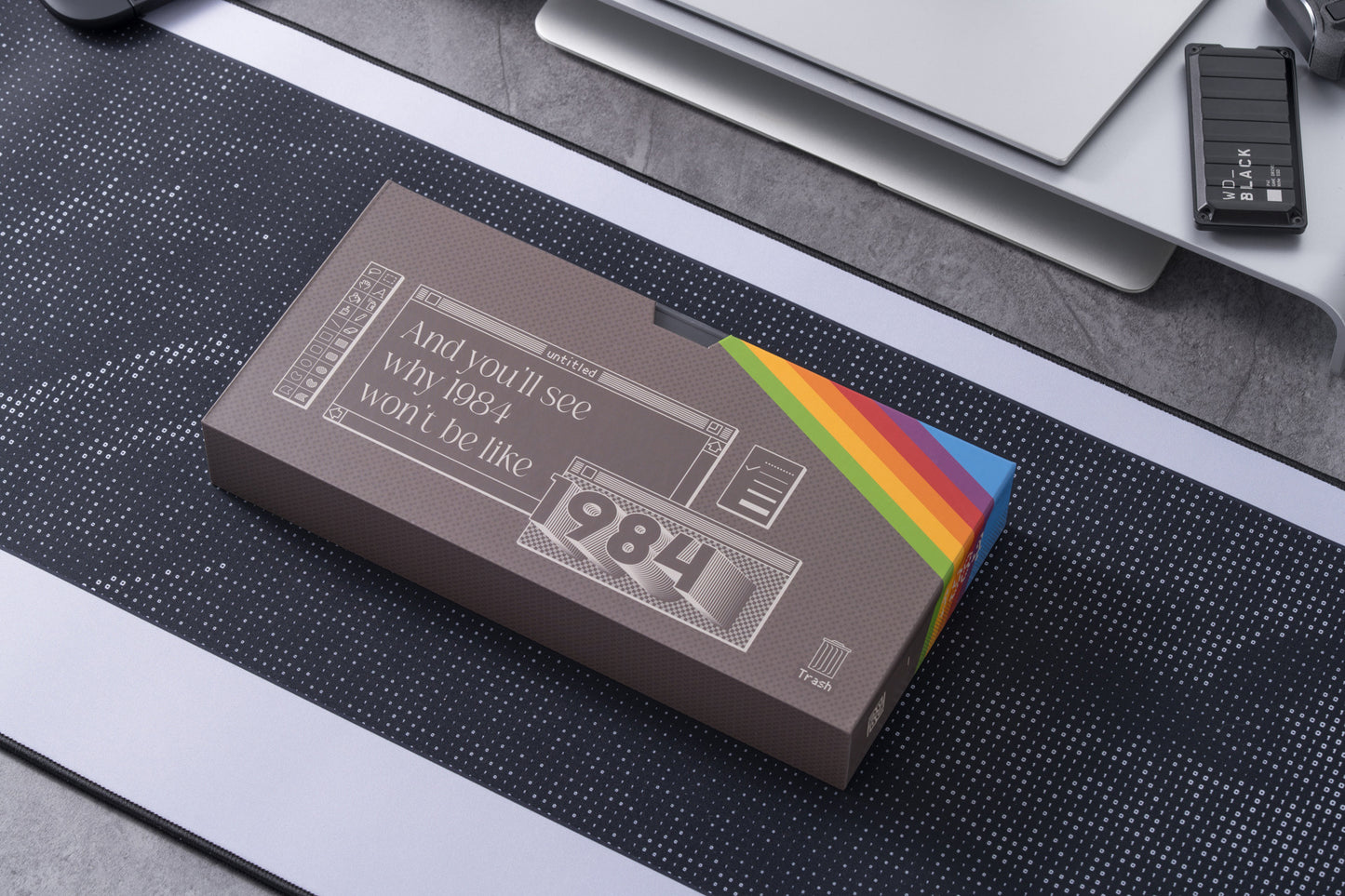 Kbdfans PBTfans 1984 Dark Base Kit Keycaps