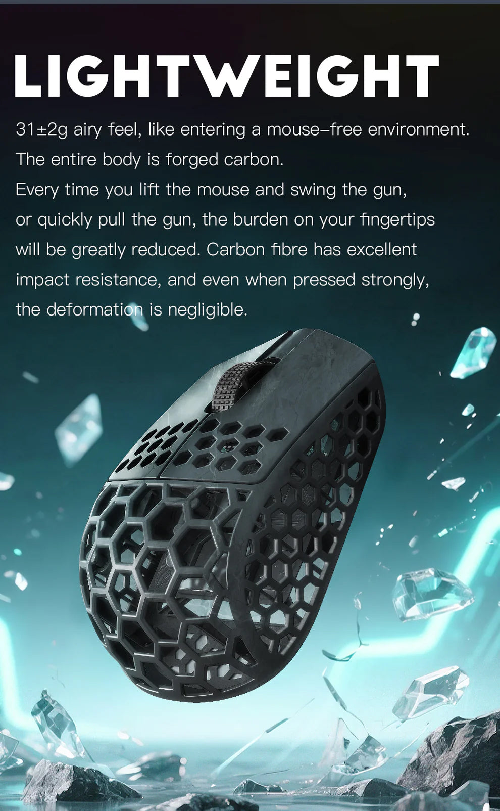 Darmoshark M5 Air Wireless Gaming Mouse