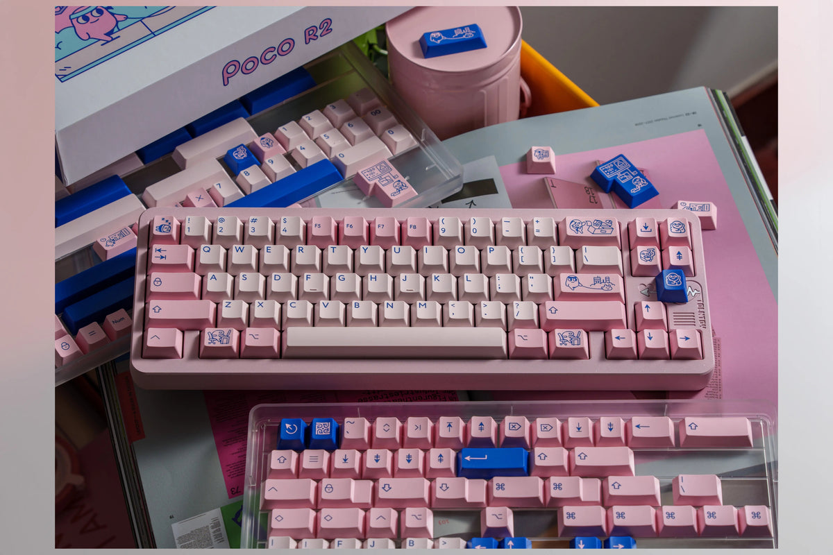 Kbdfans PBTfans Poco R2 Cherry Profile Keycaps