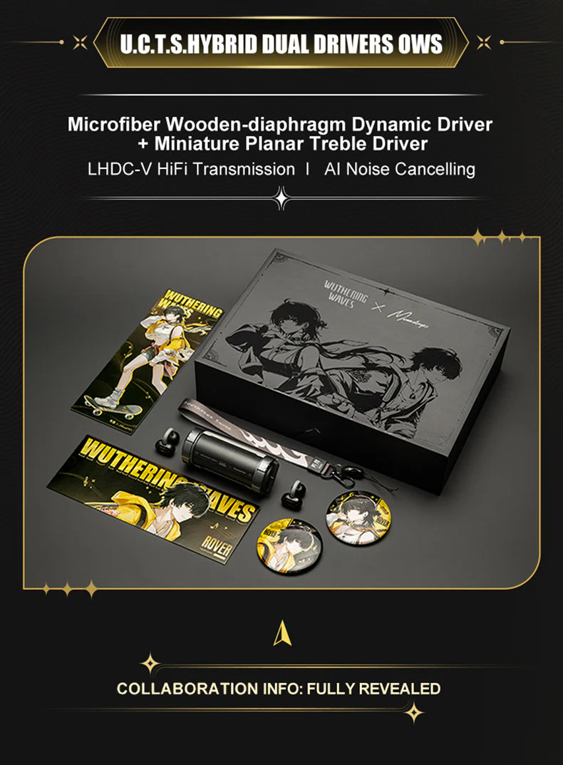 WUTHERING WAVES x MOONDROP U.C.T.S Ear-clip Wireless Headphone (OWS)