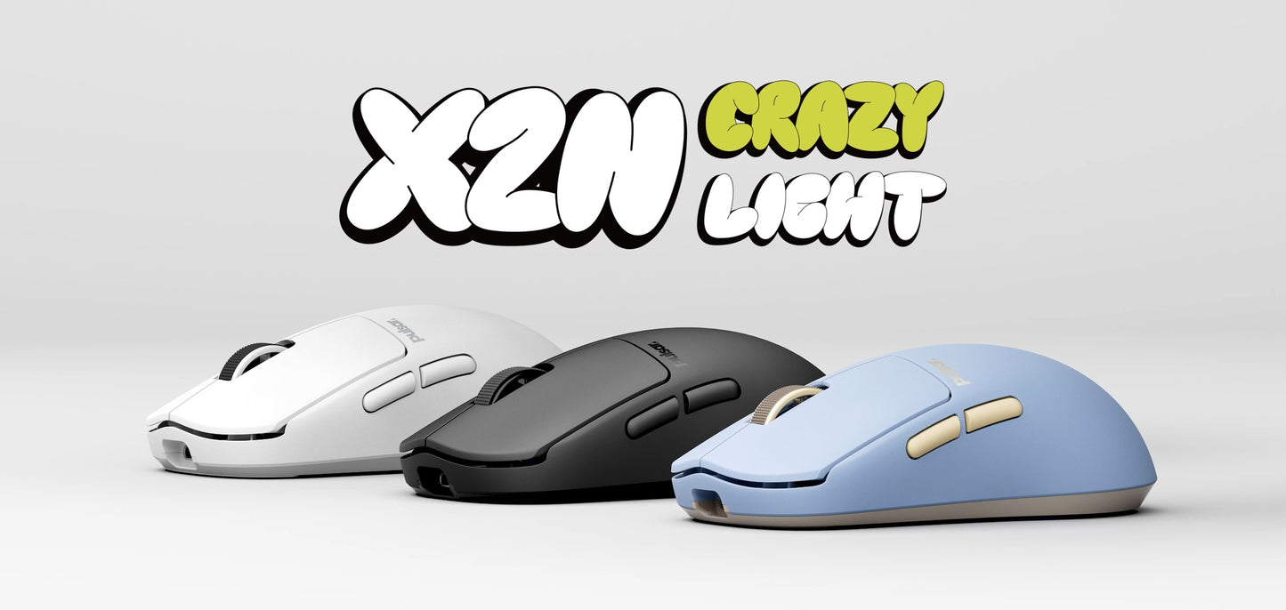 Pulsar X2N CrazyLight Medium Wireless Gaming Mouse