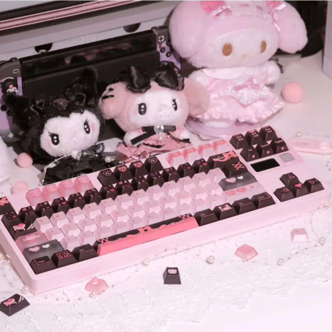 Lace Angel Nya PBT+PC Cherry Profile Keycaps