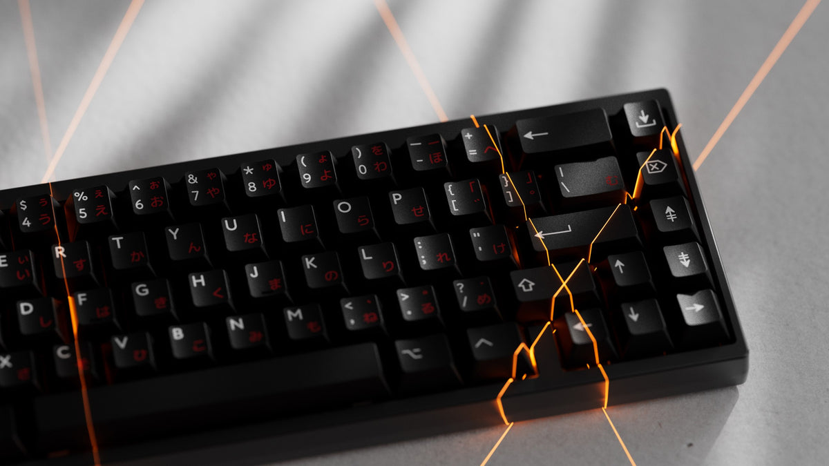 Kbdfans PBTfans Crosshair Base Kit Keycaps