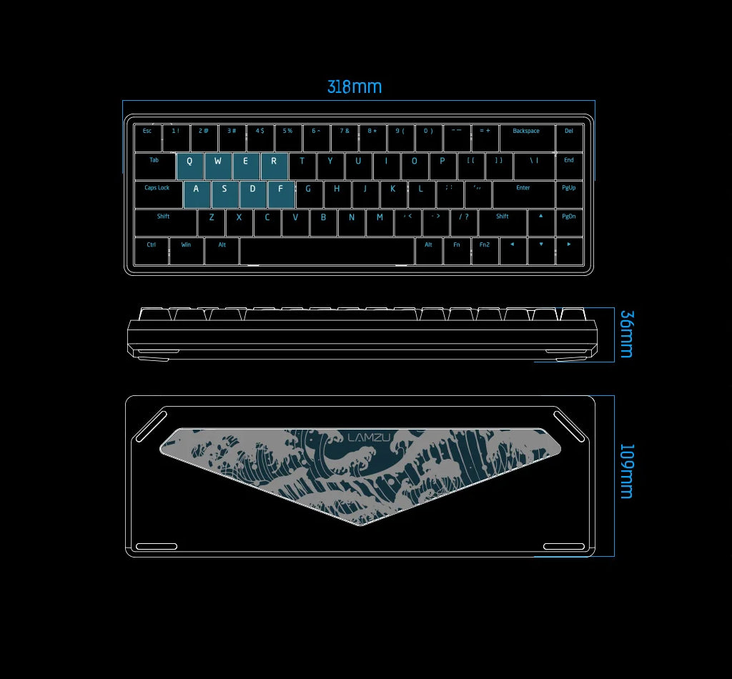 Lamzu Atlantis Pro Keyboard