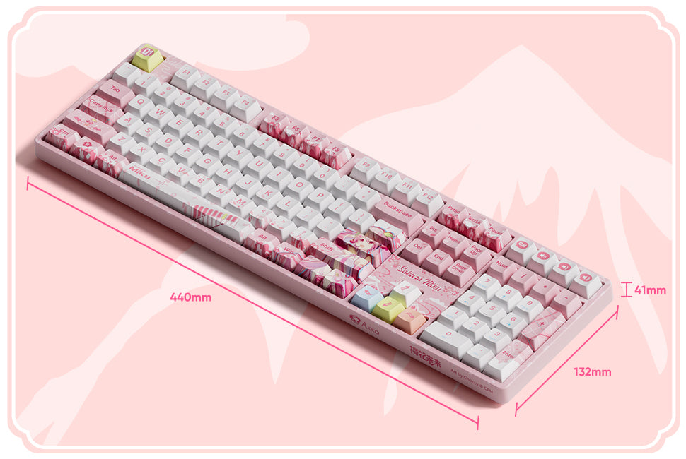 Akko x Sakura Miku 5108B Plus Limited Edition [Piano V3 Pro Switch]