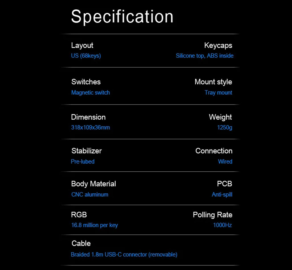 Lamzu Atlantis Pro Keyboard